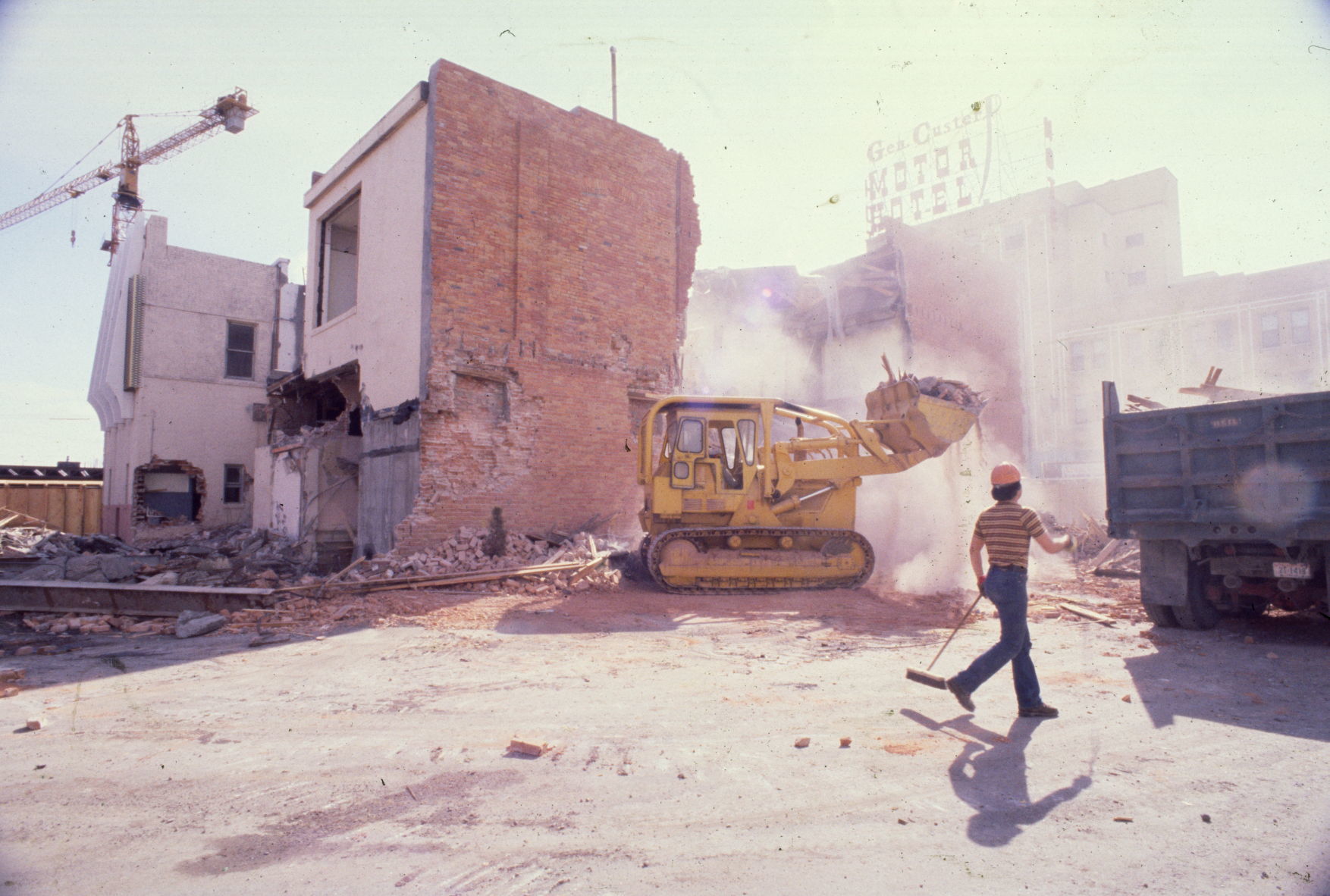 First Citizens Bank demolition, March 19, 1979